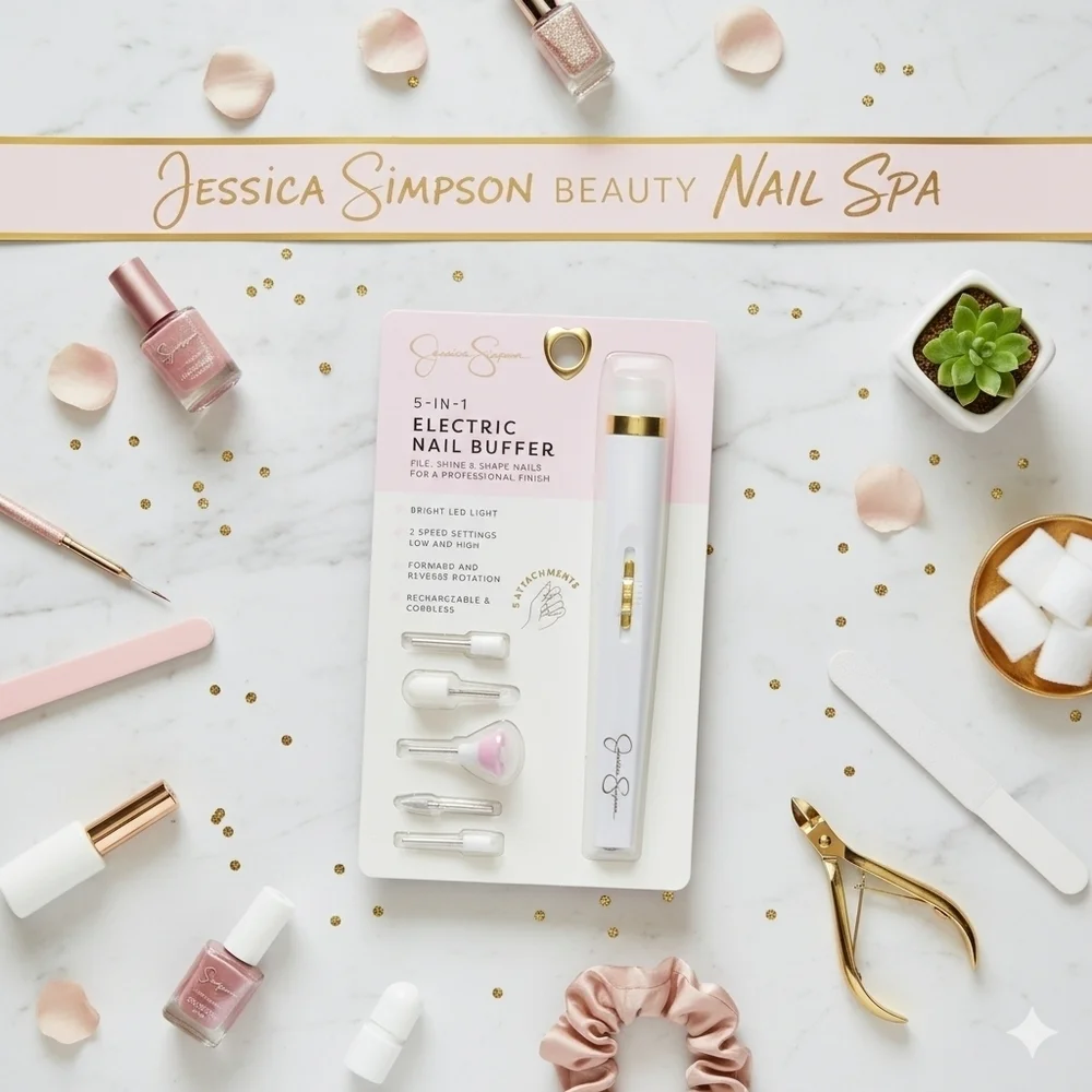 Jessica Simpson Electric Nail Buffer Kit 5-in-1